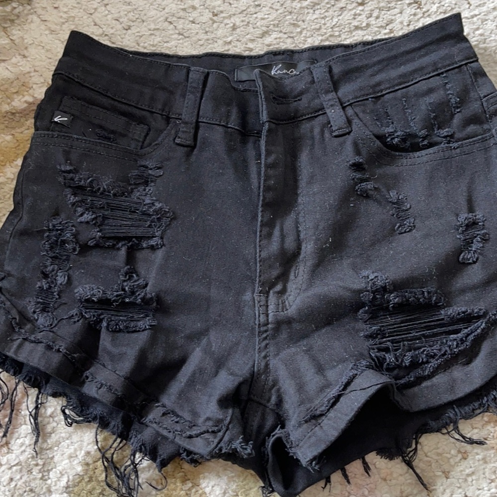 Denim shorts